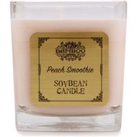 Soybean Jar Candle - Peach Smoothie - 100% Hydrogenated Soybean Oil - 8cm X 7cm X 7cm - 30-35 Hour Burn Time