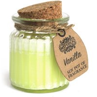 Vanilla Soy Wax Fragrance Pot Candle - 20 Hour Burn Time