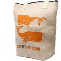 Jute Shopping Bags 40cm X 40cm X 15cm - Eco-friendly, Zip Closure, Cotton Handles, Internal Pockets