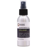 Lime & Ginger Essential Oil Mist - 100ml Aromatherapy Room Spray