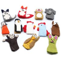 Assorted Felt Finger Puppets - Soft, Durable, Child-friendly