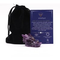 Amethyst Dragon Head - Natural Gemstone Sculpture