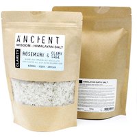 Himalayan Bath Salt Blend 500g - Rosemary & Clary Sage Aromatherapy For Clarity