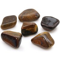 Large African Tiger's Eye Tumble Stones - Genuine Stone