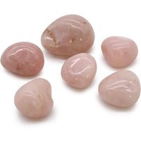 African Rose Quartz Tumble Stones - Large, Smooth, Natural Gemstone For Love & Healing