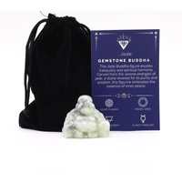 Genuine Jade Small Buddha Statue - Serene Elegance & Peace Symbol
