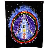 Batik Wall Art 106x90cm Handcrafted In Bali With Natural Dyes For Vibrant Energy