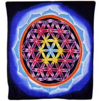 Batik Wall Art Flower Of Life And Love 107x103cm