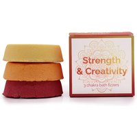 Solar Plexus, Sacral, Root Chakra Bath Fizzer Gift Set - Yellow, Orange, Red