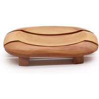 Mahogany Oval Soap Dish - Rectangle