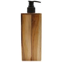 Square Teakwood Soap Dispenser - 200ml Capacity