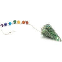 Green Aventurine Orgonite Chakra Pendulum - Dowsing Tool For Balance & Intuition