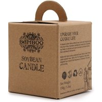 Cucumber & Mint Soybean Wax Candle - Recycled Glass Jar, 30-35 Hour Burn Time, 8cm H X 7cm W
