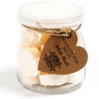 Soy Wax Melts Jar - White Musk Scent - 80g (approx. 16 Melts) - 8cm X 7cm