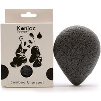 Teardrop Konjac Sponge - Bamboo Charcoal Infused - Gentle Exfoliation