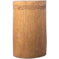 Albasia Wood Stool / Side Table - Natural - 45cm Height