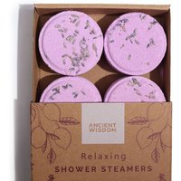 Zen Shower Steamers Set Of 4 - All-natural Essential Oils, Vegan, Cruelty-free - Calming & Invigorating Aroma