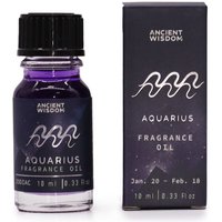 Aquarius 10ml Fragrance Oil - Amethyst & Amber Gemstone Infused, Celestial Shimmer