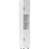 Kleankin Slim Bathroom Storage Cabinet With Soft Close