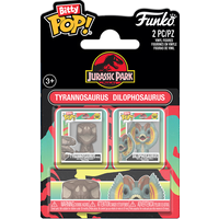 Funko Bitty Pop! Tyrannosaurus Fossil & Dilophosaurus 2-Pack