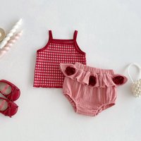 26 Cute Summer Outfits Adorable Sleeveless Plaid Floral Romper Dress Playful