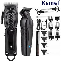 Kemei Professional KM 1071 KM 2299 Cordless Hair Clipper Beard Trimmer Electric Haircut Beauty Kit