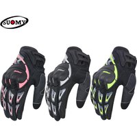 Summer Gloves, Thin Mesh, Breathable, Season Cycling Motorcycle Riders, Anti Fall Off-road Racing Men's All Finger