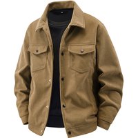 Corduroy Jacket Cross Border Style Trend Workwear Casual Loose Lapel Top Spring Autumn 2025