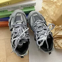 Designer Shoes Track Mens Womens Triple White Black Pink Grey Beige Orange Blue Sneakers