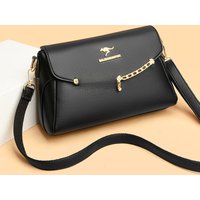 Women's Bag New Style Fashionable All-match Soft Leather Middle-aged Mom Shoulder Bag Large Capacity Small Square Bag Women's Satchel Trendy