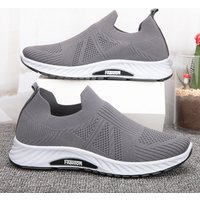 Cross-Border Autumn Men's Breathable Slip-On Flat Export Non-Slip Lightweight Casual Single Shoes Dropshipping
