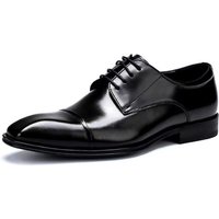 Stereoscopic square head leather shoes classic casual leather shoes wedding shoes