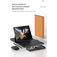 Samsung Galaxy Z Fold 2 3 4 5 6 Wireless Minutes Meeting Record Mini Bluetooth Mouse Pen Keyboard Case