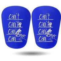 Adjustable Mini Shin Guards Football & Sports – Lightweight PU Shin Pads Soccer Running Cycling – Custom Fit &