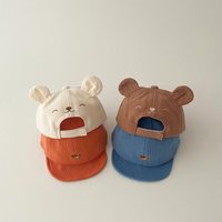 Hat Autumn Winter Cartoon Bear Warm Outdoor Shade Cap