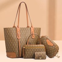 Handbag Fashion Large Tote Bag Trend One shoulder Diagonal Straddle Bag Large Capacity Four piece Mother daughter Bag