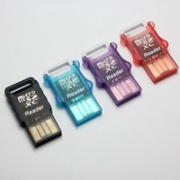 NEW 2PCS High Speed Micro SD TF to USB 2.0 Memory Card Reader Adapter For Computer Laptop