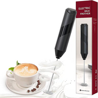 Mini Electric Milk Foamer Blender Wireless Coffee Handheld Egg Beater Cappuccino Frother Mixer Kitchen Whisk Tools