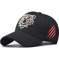 Tiger Hat Trucker Back Buckle Animal Hat Outdoor Sports Baseball Cap Embroidered Tennis Cap For Men And Women