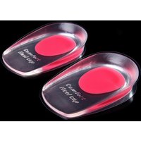 Shoe AccessoriesHeel Pad Thickened Half Heel Cup Shock Absorption Heel Pad Silicone Heel Pad
