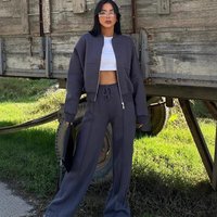  Casual Streetwear Sweater & Pants Set Stylish Fall Winter Outfit Multiple Colors Fashion