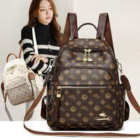 Women's Bags New Women's Backpack Soft Leather Mommy Travel Bag Large Capacity