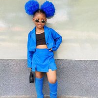 Baby Clothing Children’s fashion casual long sleeve short cardigan skirt suit