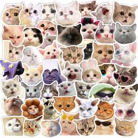 Stationery Sticker cat stickers net red cat expression bag graffiti stickers cute funny funny cat head