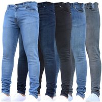 Slim Fit Stretch Denim Pants European American Style Tight Skinny Autumn Fashion