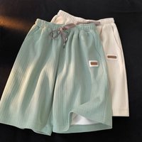Men's Clothing style casual shorts men's loose brand ins sports outerwear pants summer thin ice silk quick drying shorts