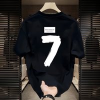 Men's Clothing High End Heavyweight Cotton Short Sleeved T Shirt For Men Ins Trendy Street Loose Tops T Shirt For Men Summer