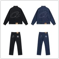 Clothing Jacket Suit Island Suit High Street Couples Trendy Denim Jacket Casual Jeans
