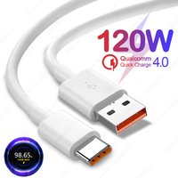 Original 120W Super Fast Charge Cable 6A USB Type C Cable Xiaomi Mi 12 13 Pro Redmi Note 11 12 Data Line Charger Accessories