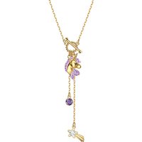High Quality Interesting Unicorn Y Shaped Tassel Necklace Female Element Crystal Clavicle Necklace Female